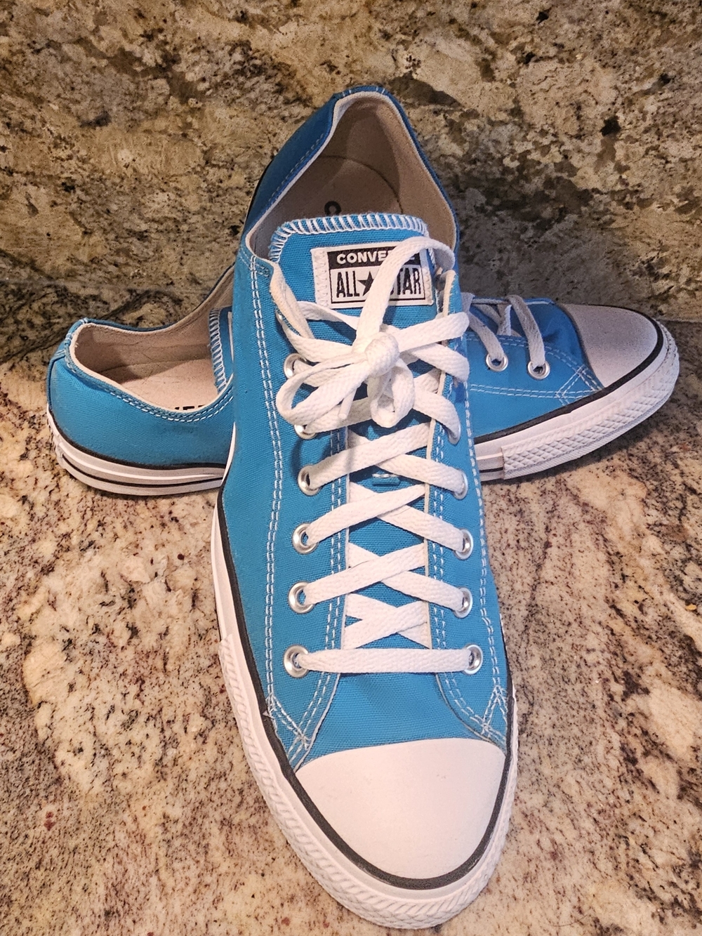 Converse All Star Low Top Sneakers in Bright Turquoise